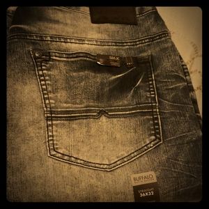 Buffalo David Bitton Six-x Straight Stretch Jeans